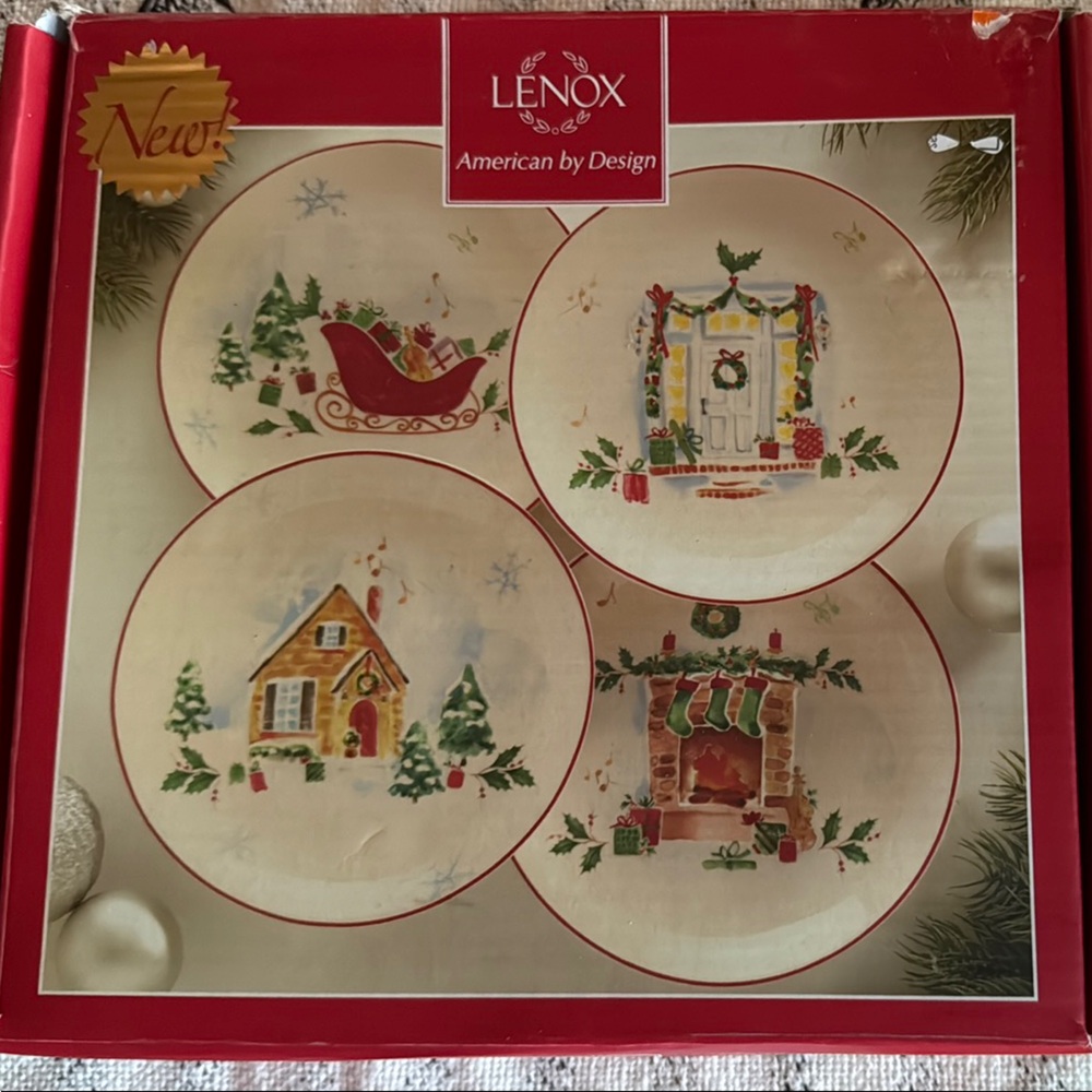 Lenox Red and Green Holiday Decor Collection